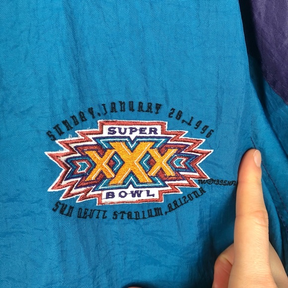 Vintage ‘96 Super Bowl Windbreaker - Picture 6 of 13